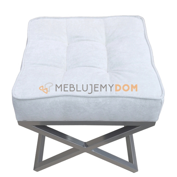 Pouf FELIX 4-PIK Square with piping 45 x 45 cm