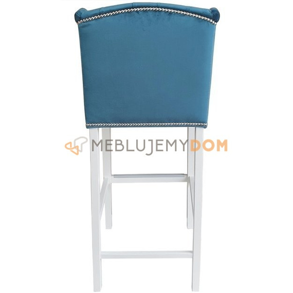 Bar stool MATEO PIK with crystals and thumbtacks 110 cm