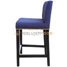 Bar stool NARROW with golden thumbtacks and knocker 91 cm