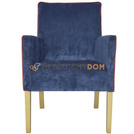 SIMPLE armchair with piping 98 cm