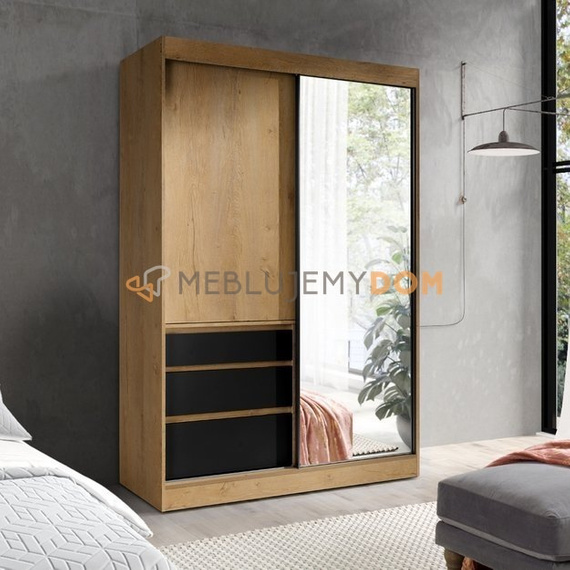 Sliding wardrobe CLARKE 140 cm