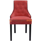 DONALD PIK chair with buttons and piping 88 cm