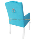 LUDWIK PIK armchair with crystals and knocker 110 cm