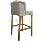 Bar stool USZAK PIK with buttons and thumbtacks 107 cm