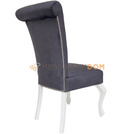 Chair TIZIANO with crystals and thumbtacks 100 cm