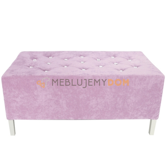 Pouf FULL PIK with crystals 97 x 50 cm