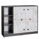 Chest of drawers with shelf FRANCO