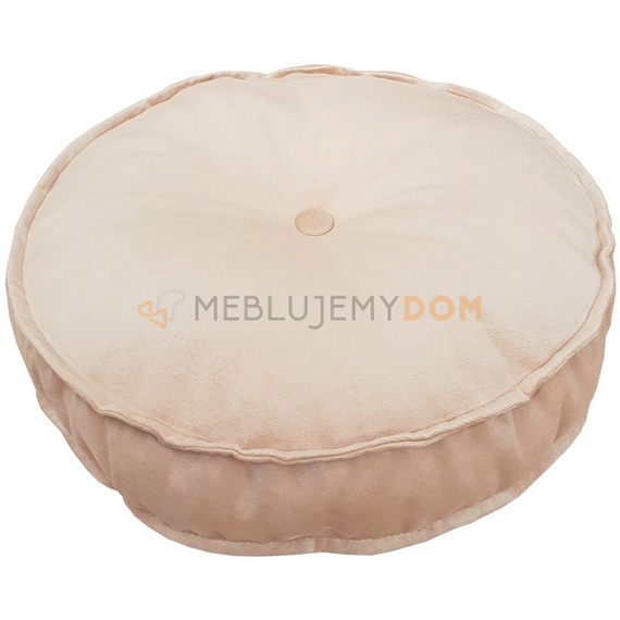 Throw decorative pillow ROUND PIK with button Ø 40 cm