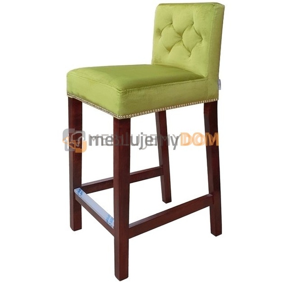 Bar stool NARROW with thumbtacks and knocker 91 cm