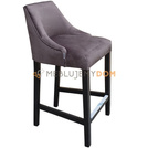 Bar stool DAFFY with piping and knocker 100 cm