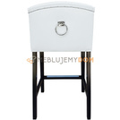 Bar stool USZAK with thumbtacks and knocker 97 cm