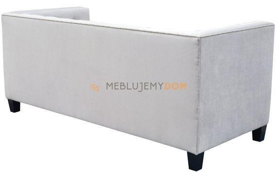 2-seater sofa PRIMAVERA with rollers and thumbtacks