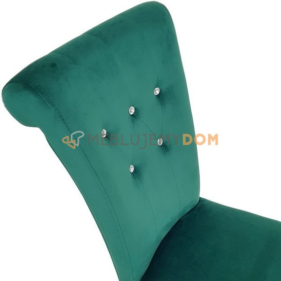 Chair FLAVIO with crystals and knockers 100 cm