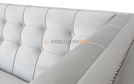 2-seater sofa MADLEN with rollers and thumbtacks
