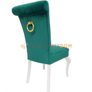 Chair FLAVIO with crystals and knockers 100 cm