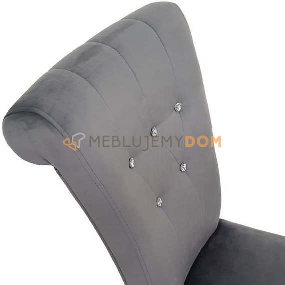 Chair TIZIANO with crystals and knocker 100 cm