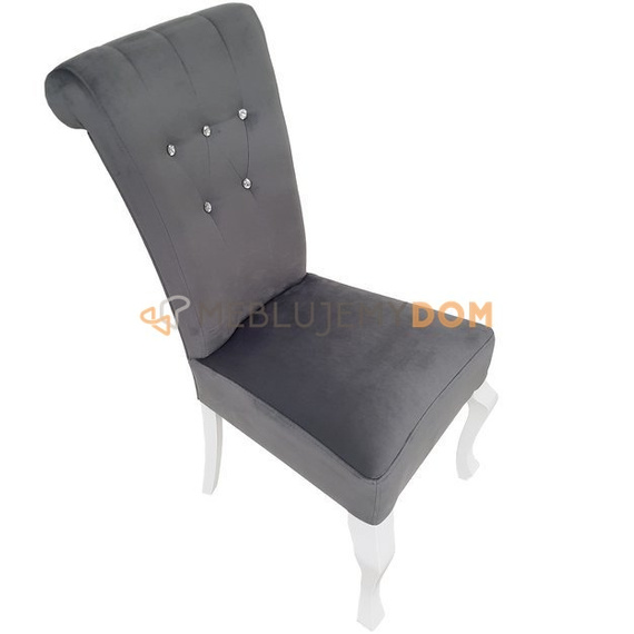 Chair TIZIANO with crystals and knocker 100 cm