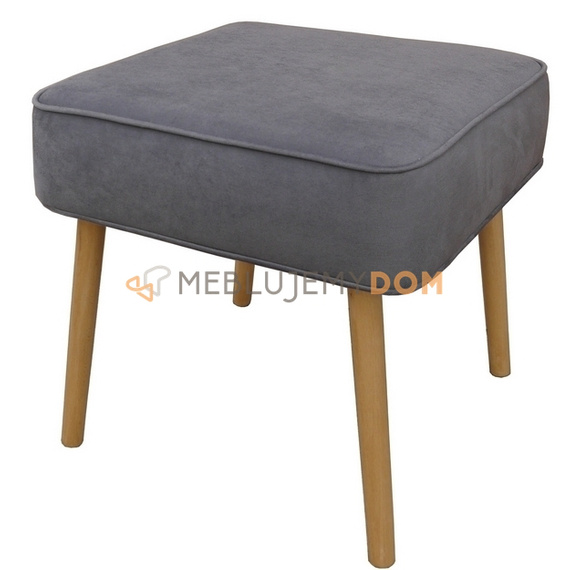 Pouf JUDITH with piping 50 x 50 cm