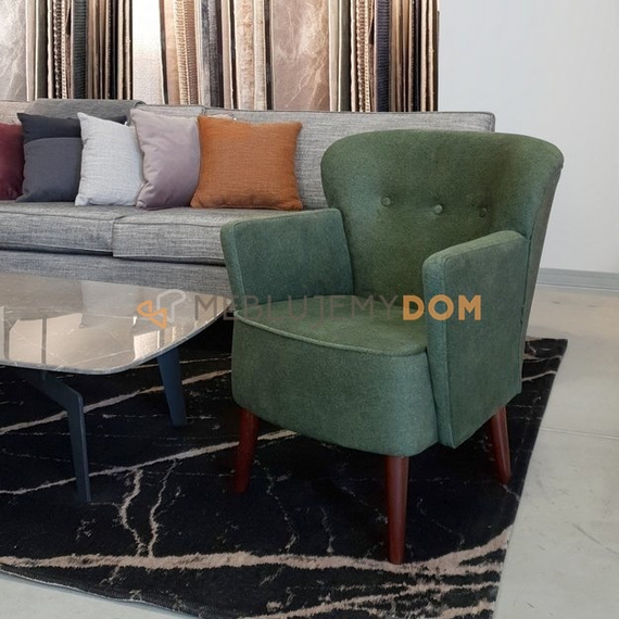 KLUBOWY armchair with armrests 80 cm