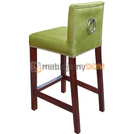 Bar stool NARROW with thumbtacks and knocker 91 cm