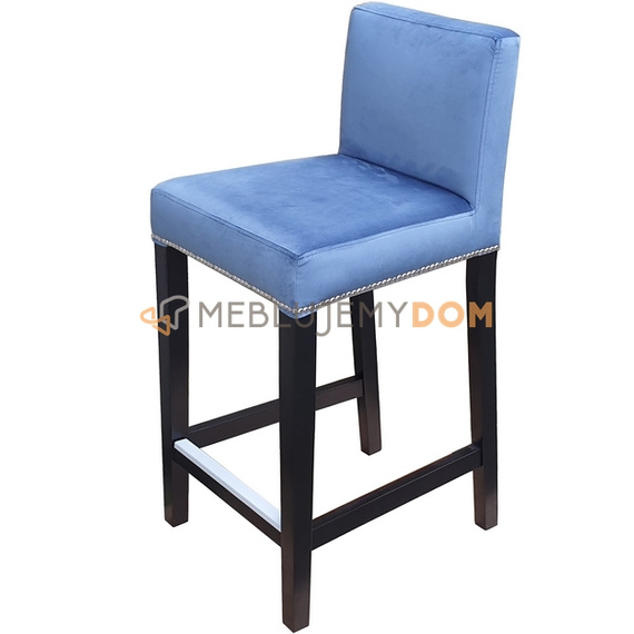 Bar stool NARROW with thumbtacks and knocker 91 cm
