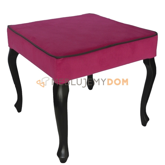 Pouf LUDWIK with piping 50 x 50 cm