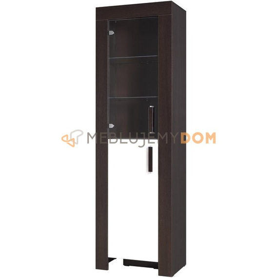 Wardrobe L with glass-case OMAR