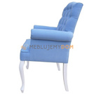 LANCASTER armchair with crystals 101 cm