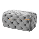 Pouf CHESTER with crystals 97 x 50 cm