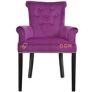 MICHELLE armchair with thumbtacks and knocker 87 cm