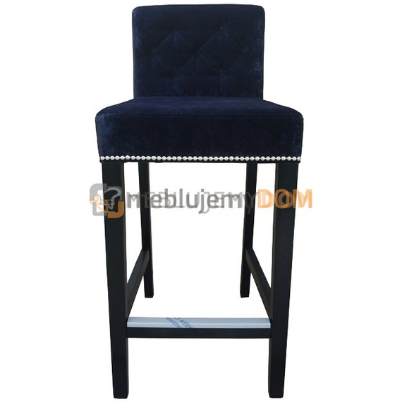 Bar stool NARROW PIK with thumbtacks and knocker 93 cm