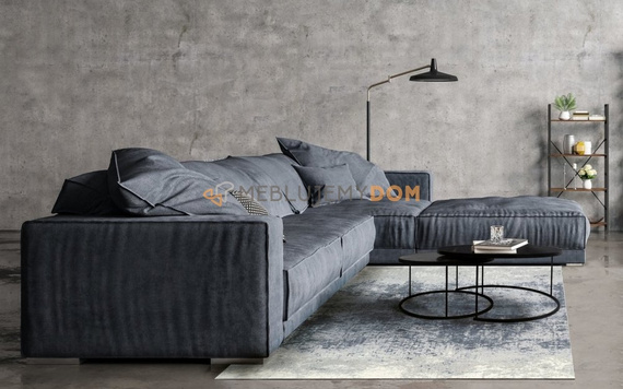 Carpet ILLUSION BLUE GRAY