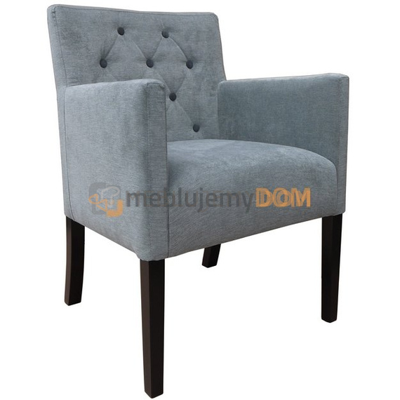 SIMPLE PIK armchair Multicolour with buttons 84 cm