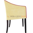 JUMPY NARROW armchair with piping 84 cm