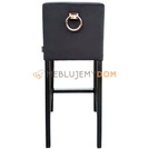 Bar stool NARROW with copper knocker 93 cm