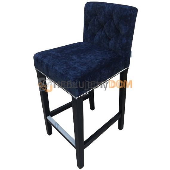 Bar stool NARROW PIK with thumbtacks and knocker 93 cm