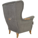 USZAK PIK Square armchair with thumbtacks