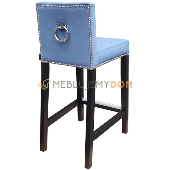 Bar stool NARROW with thumbtacks and knocker 91 cm