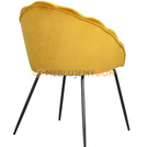 SHELLY BLACK armchair 83 cm