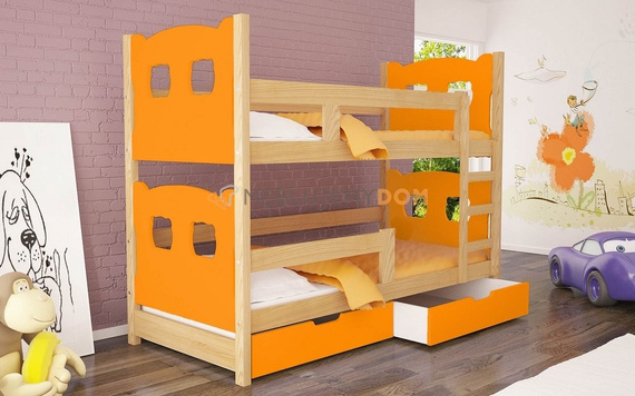 Bunk bed 2-person KEVIN TEDDY BEAR
