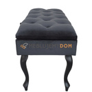 Pouf CHESTER openable with crystals 100 x 40 cm