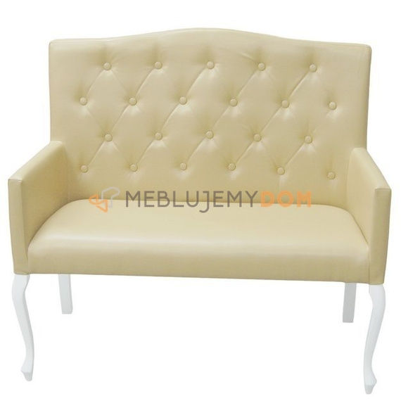 Upholstered bench QUEEN PIK with buttons 101 cm