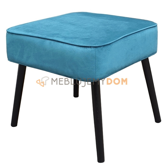 Pouf JUDITH with piping 50 x 50 cm