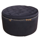 Pouf GLAMOUR with thumbtacks Ø 80 cm