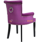 MICHELLE armchair with thumbtacks and knocker 87 cm