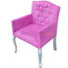 LUDWIK PIK armchair with crystals 87 cm