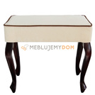 Pouf LUDWIK with piping 45 x 30 cm