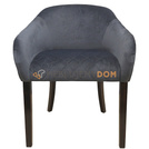 CAPRI armchair with ruffles 81 cm