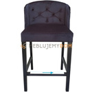 Bar stool USZAK PIK with buttons, thumbtacks and knocker 102 cm