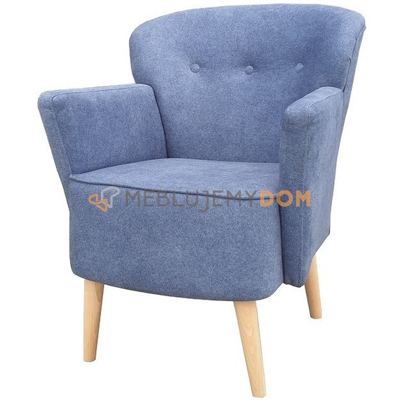 KLUBOWY armchair with armrests 80 cm